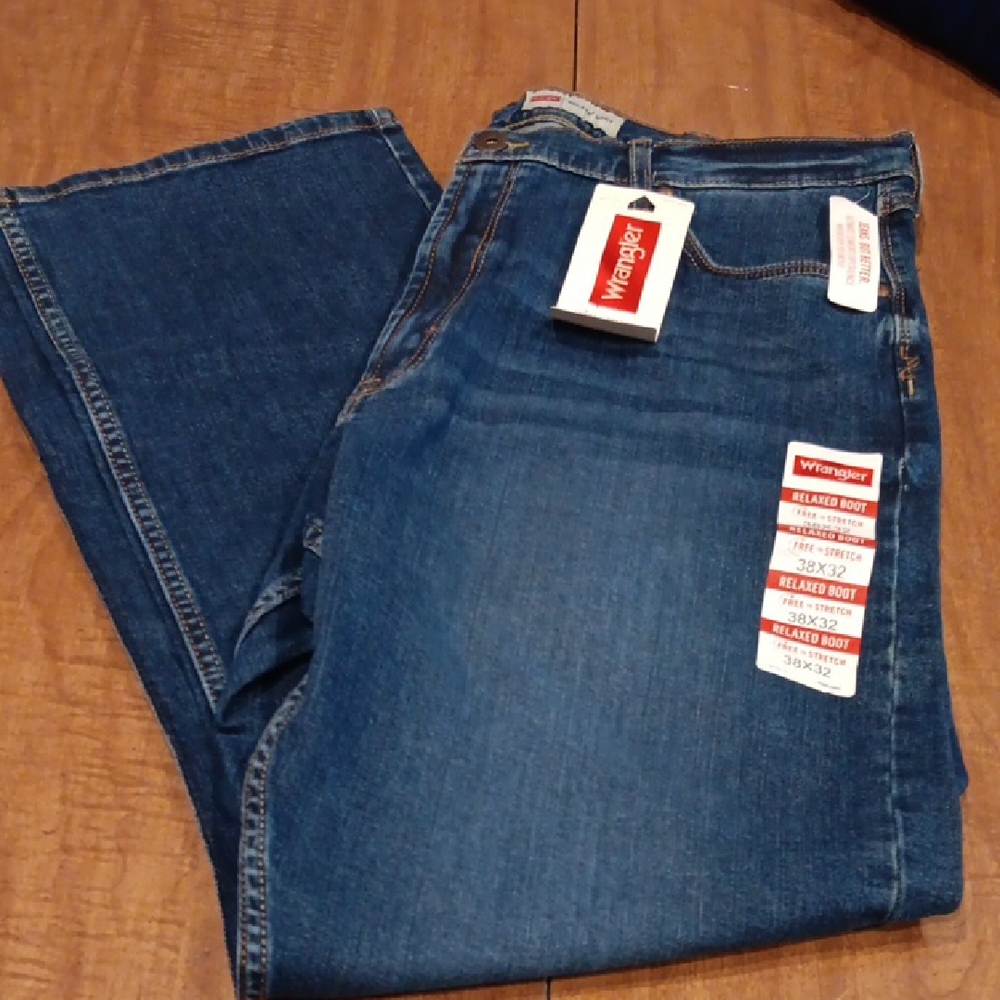 Wrangler Dark Blue Denim Jeans